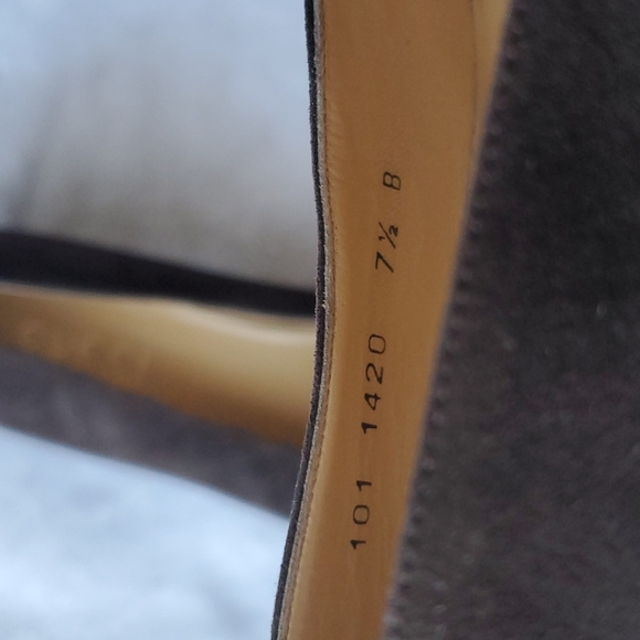 GUCCI SUEDE VINTAGE SHOES - Picture 12 of 15